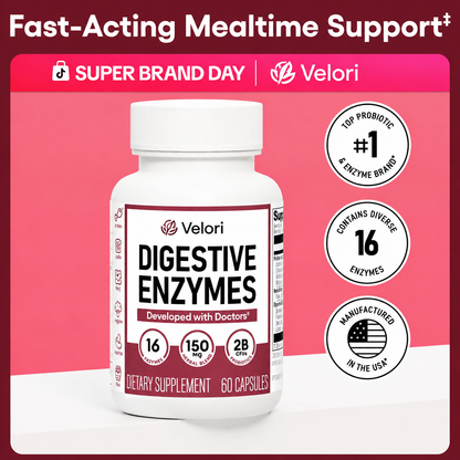 Velori™ NoBloat — Daily Probiotic Enzyme