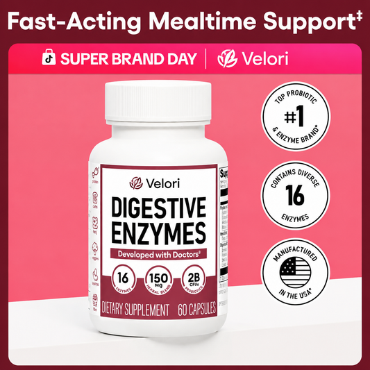 Velori™ NoBloat — Daily Probiotic Enzyme